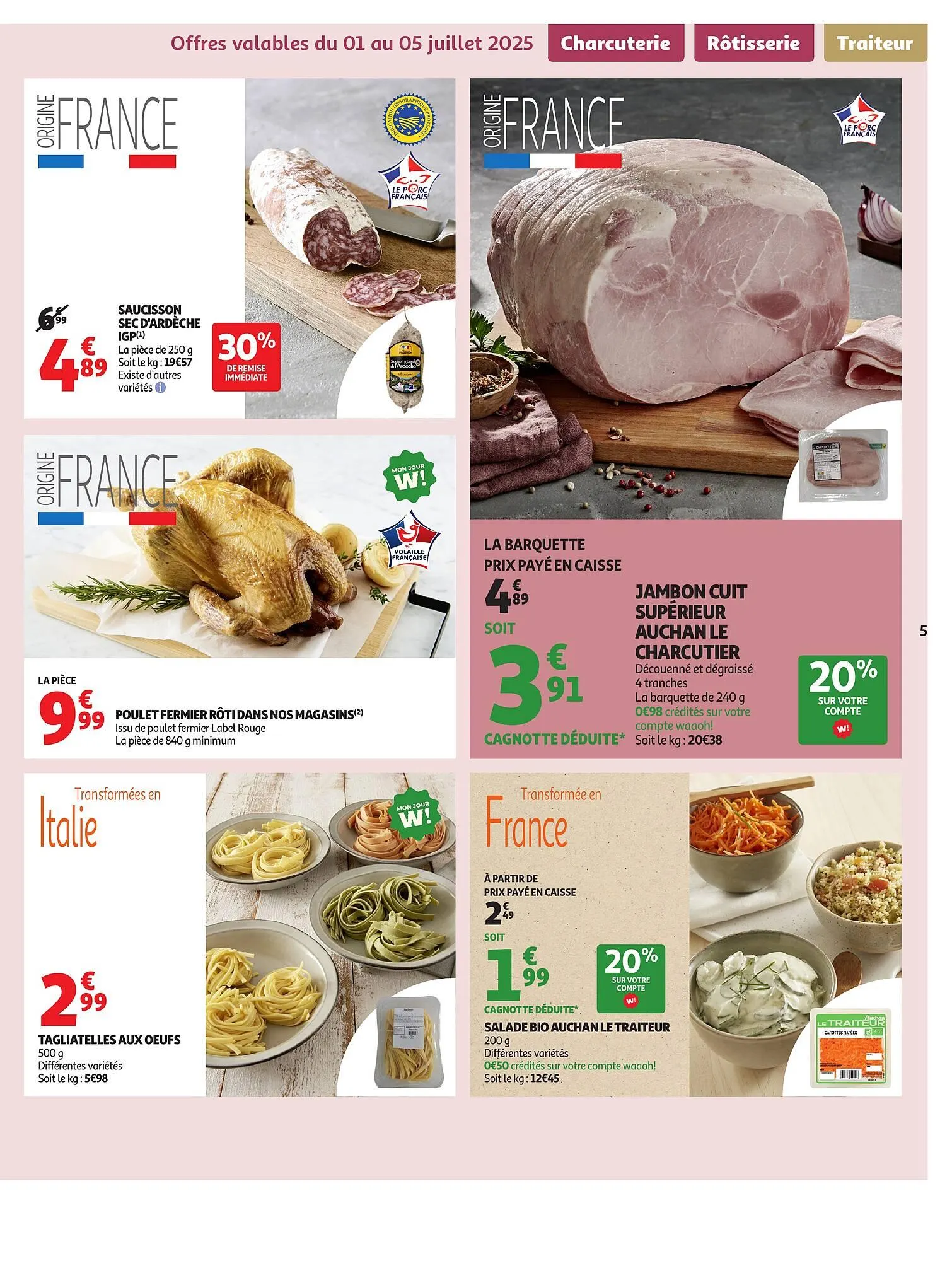 Catalogue Auchan du 1 juillet au 12 juillet 2025 - Catalogue page 5