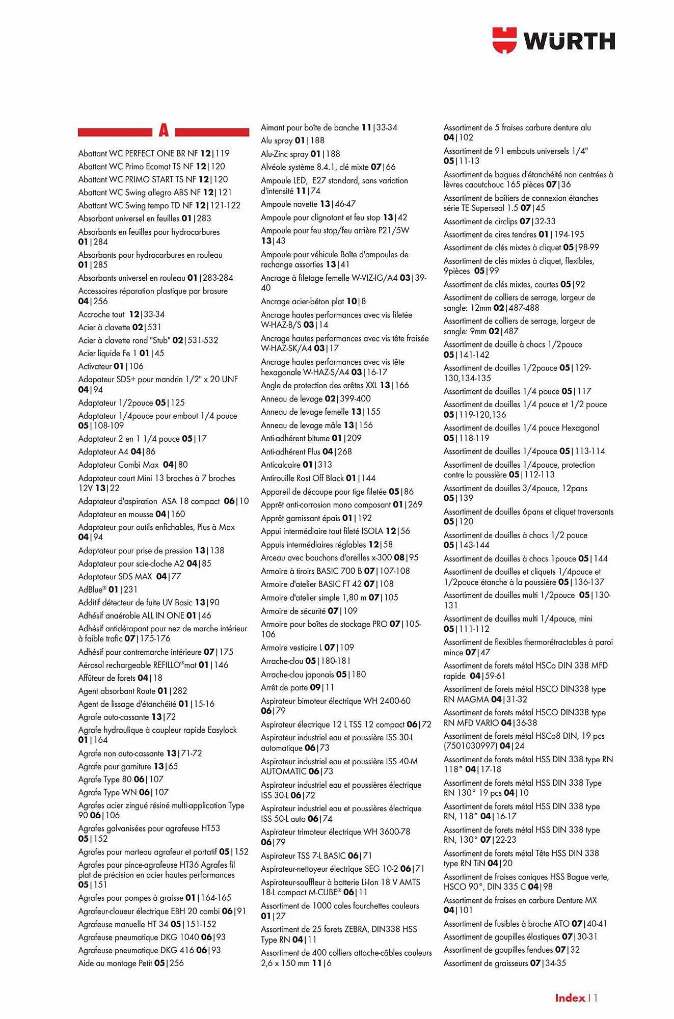 Catalogue Würth du 29 décembre au 31 décembre 2023 - Catalogue page 78