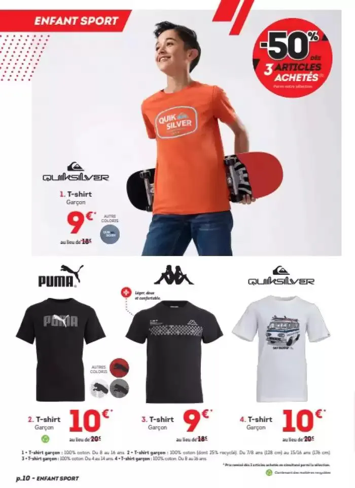 -50% sur le 3 articles achetés du 30 avril au 18 mai 2025 - Catalogue page 10