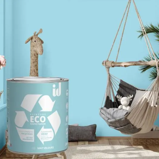 Peinture Eco responsable à base de matières recyclées ciel mat-velours 2L