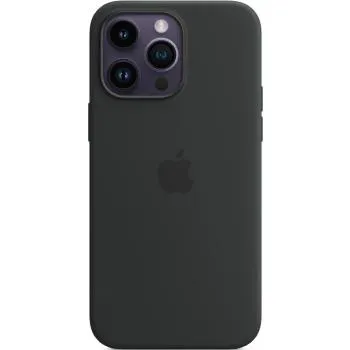 Coque silicone MagSafe Minuit iPhone 14 Pro Max