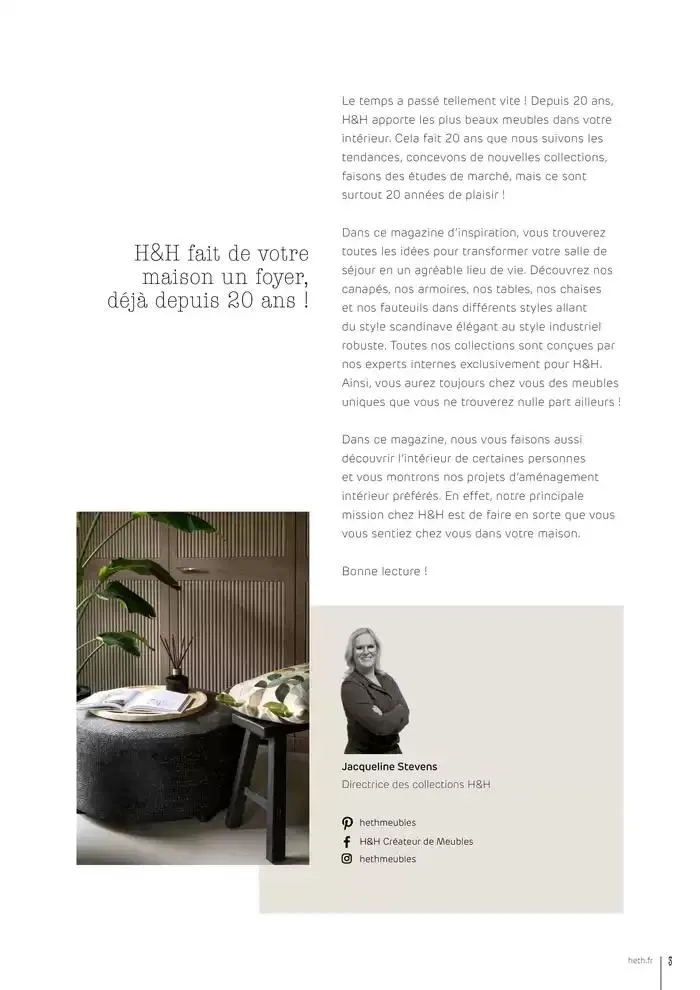 GUIDE D’INSPIRATION & D’ART DE VIVRE 2025 du 1 avril au 31 décembre 2025 - Catalogue page 3