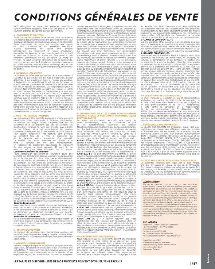 SALLE DE DE BAINS ET CARRELAGE 2025 du 11 avril au 31 décembre 2025 - Catalogue page 489