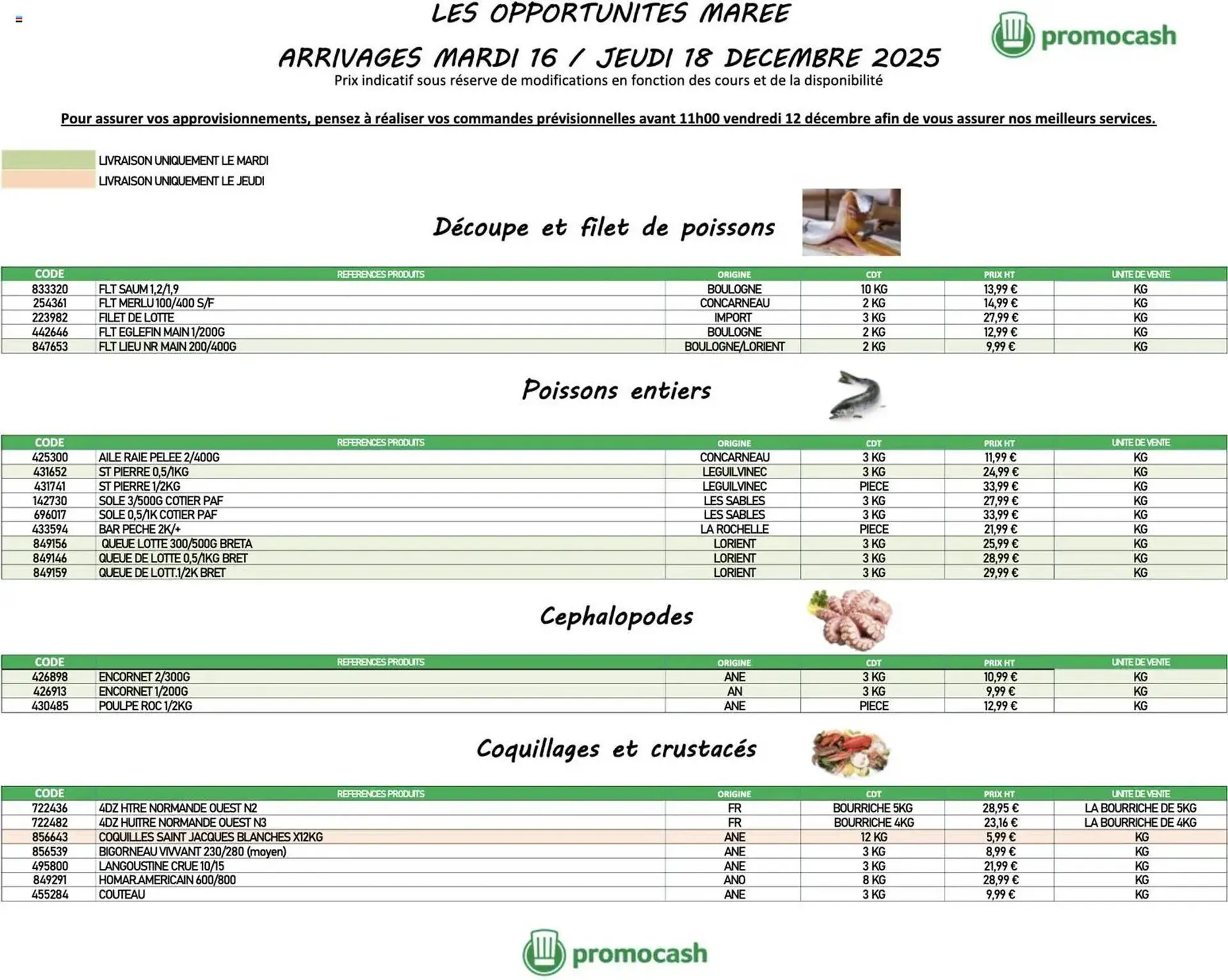Catalogue Promocash du 16 décembre au 18 décembre 2025 - Catalogue page 1