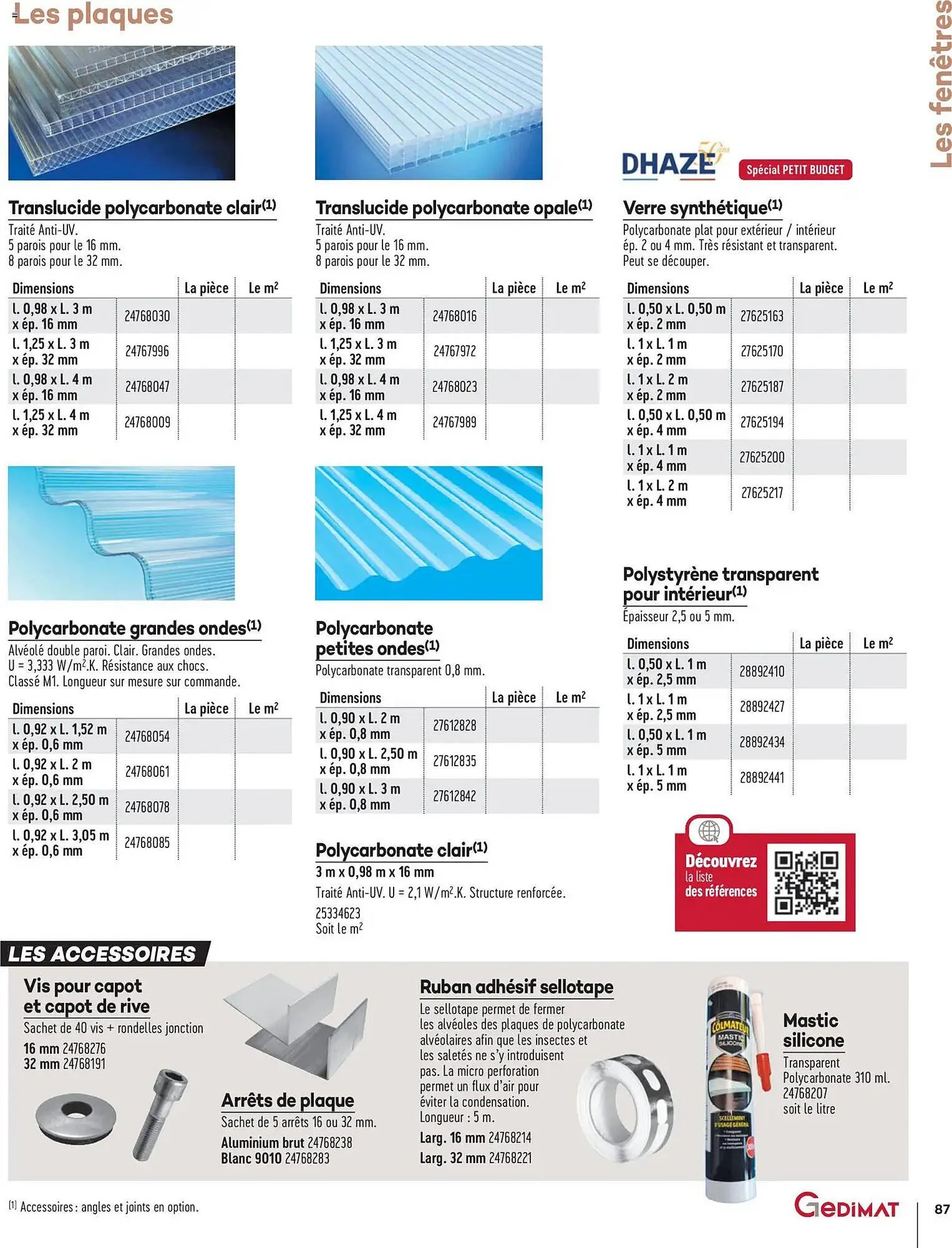 Catalogue Gedimat du 14 avril au 30 avril 2026 - Catalogue page 87