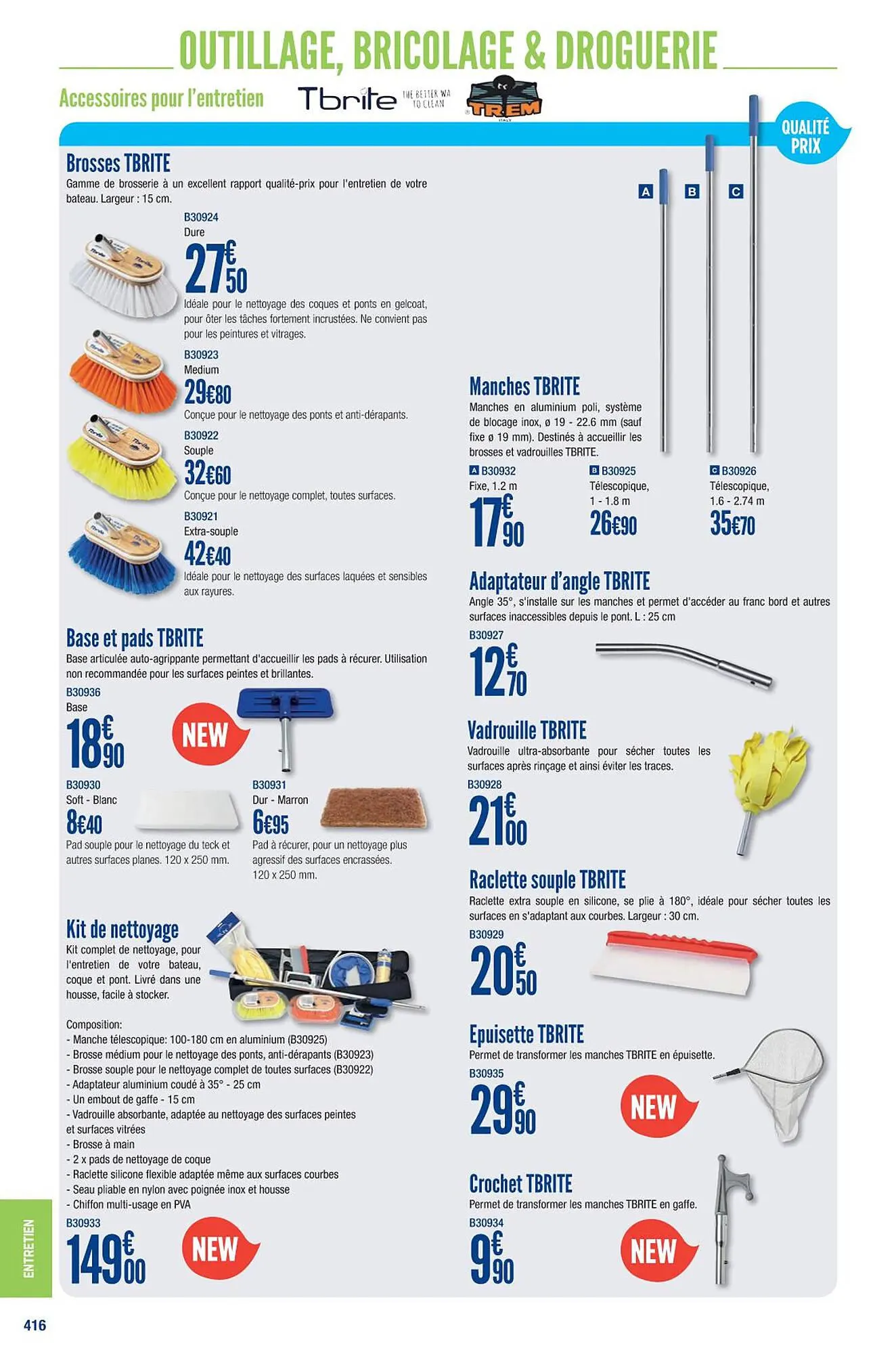 Catalogue Accastillage Diffusion du 1 mars au 31 décembre 2023 - Catalogue page 418