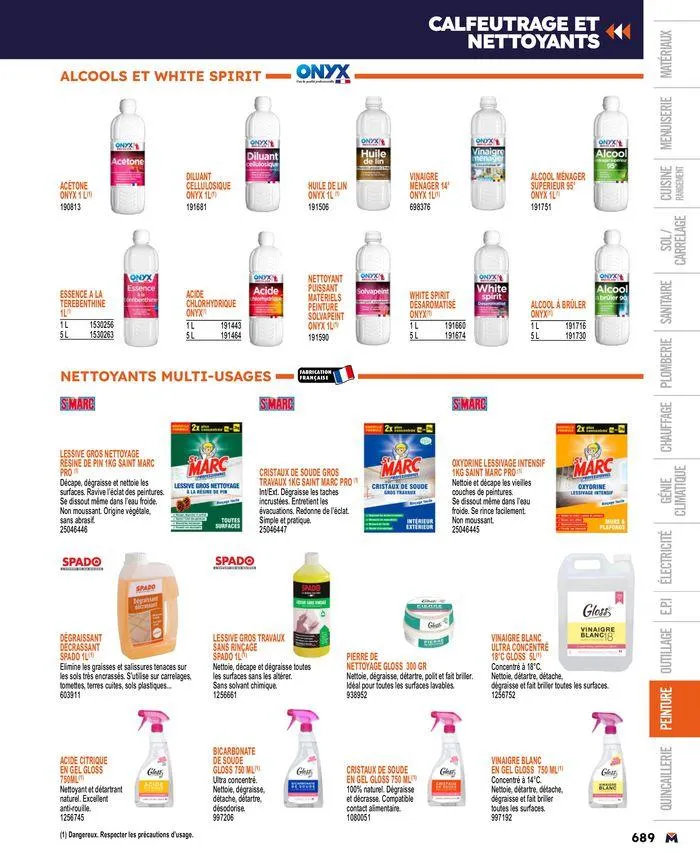 Guide produits 2024 du 15 mars au 31 décembre 2024 - Catalogue page 689