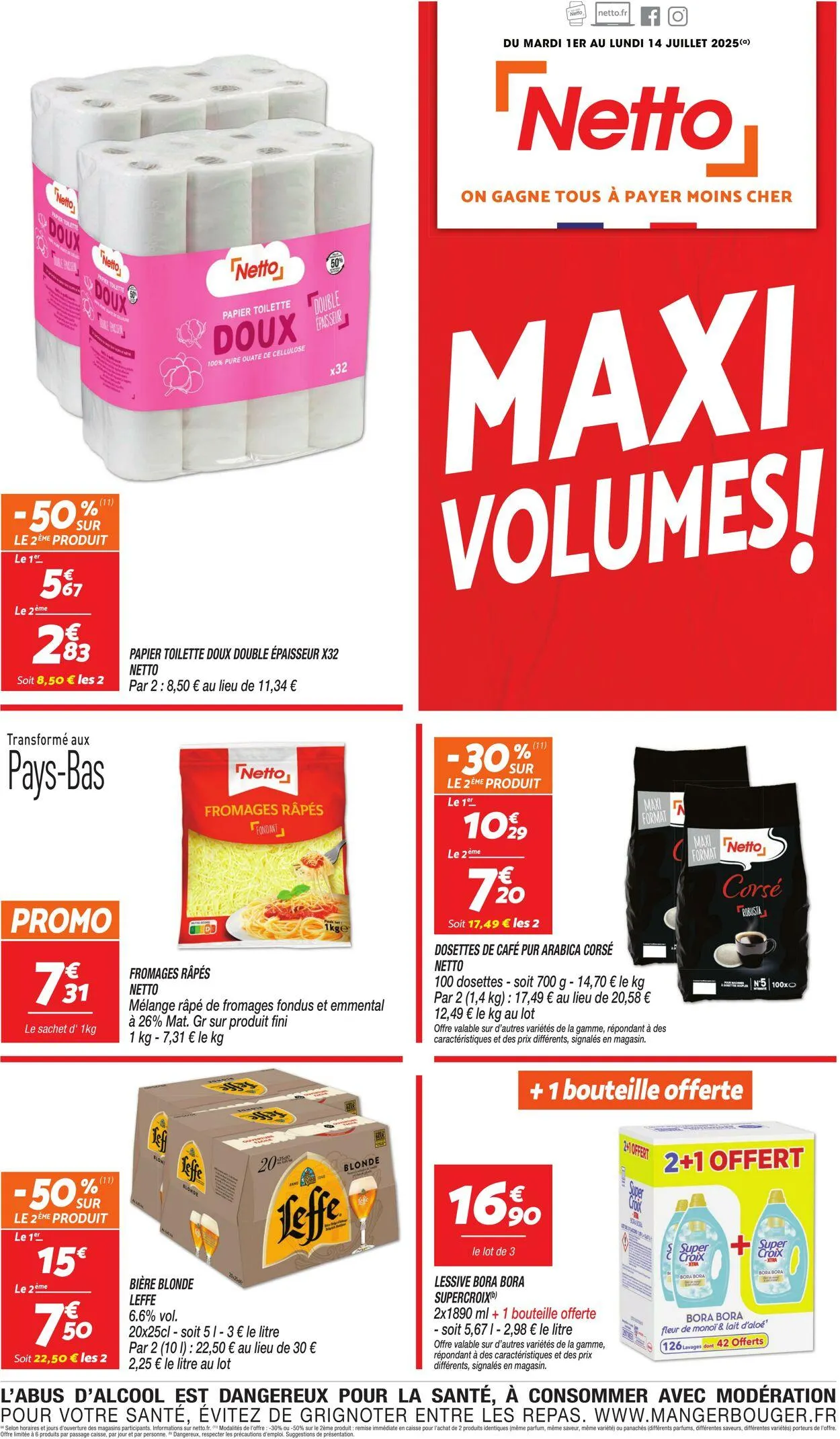 Netto Catalogue actuel du 1 juillet au 14 juillet 2025 - Catalogue page 1