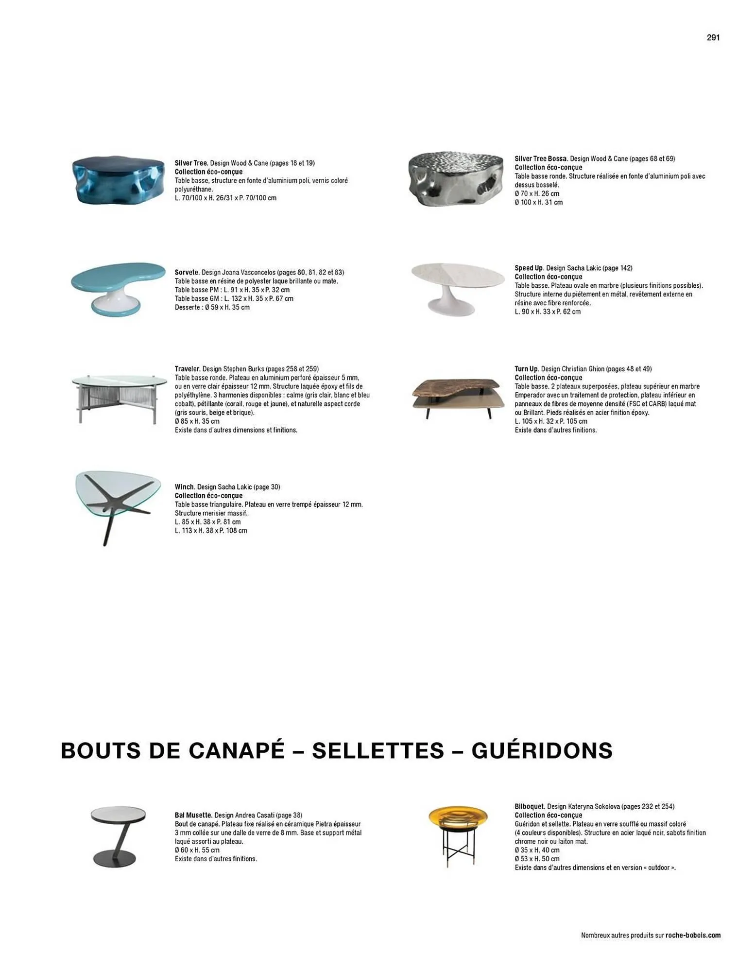 Catalogue Roche Bobois du 13 janvier au 31 décembre 2026 - Catalogue page 293
