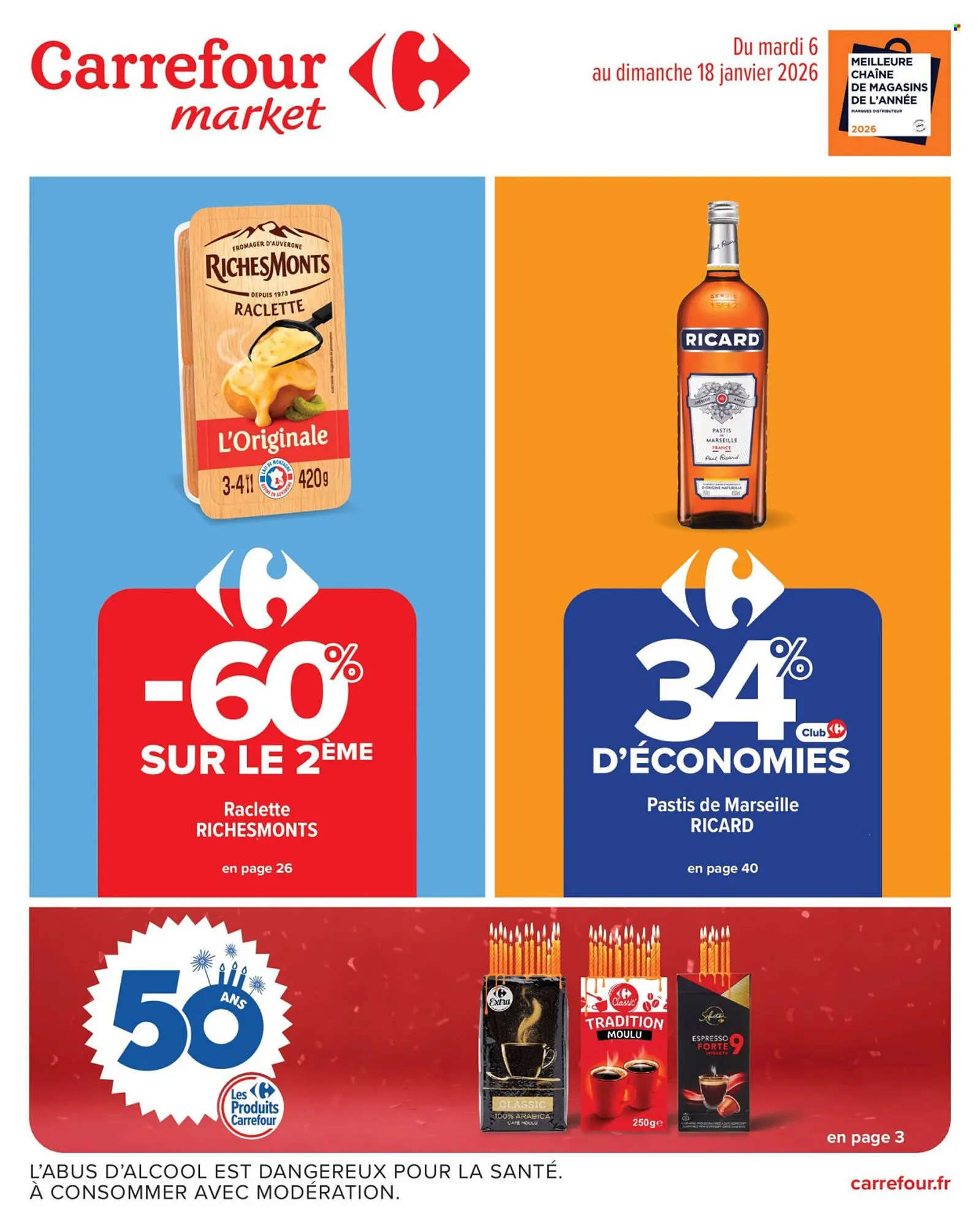 Catalogue Carrefour Market du 6 janvier au 18 janvier 2026 - Catalogue page 1