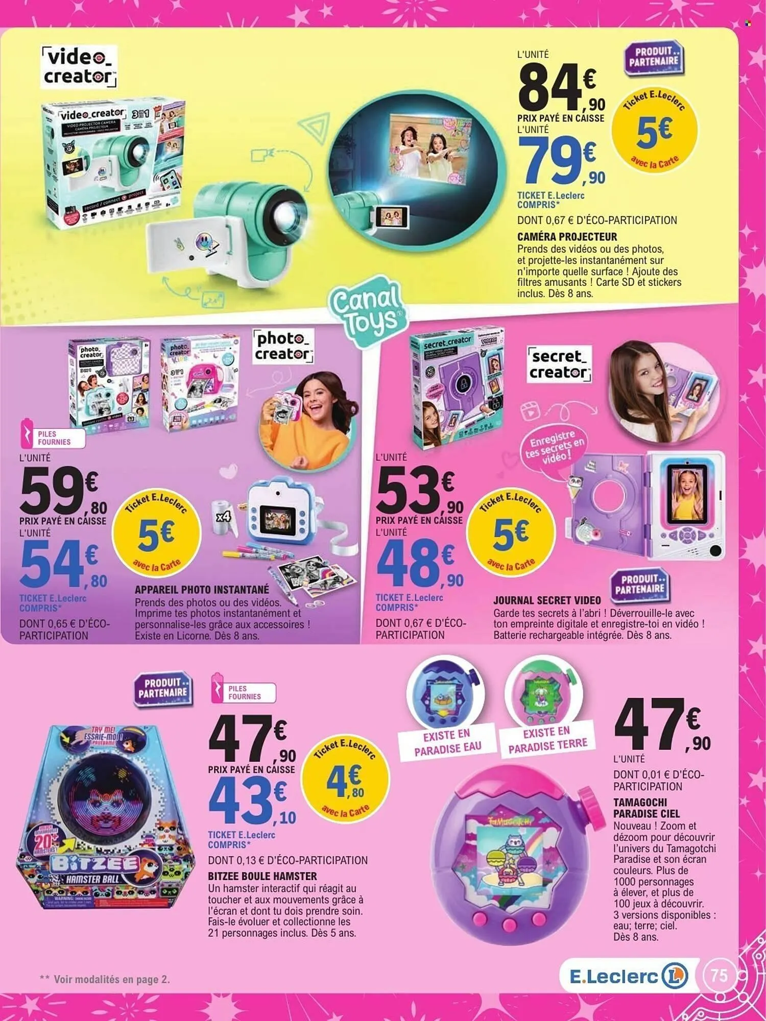 Catalogue E.Leclerc du 21 octobre au 6 décembre 2025 - Catalogue page 75