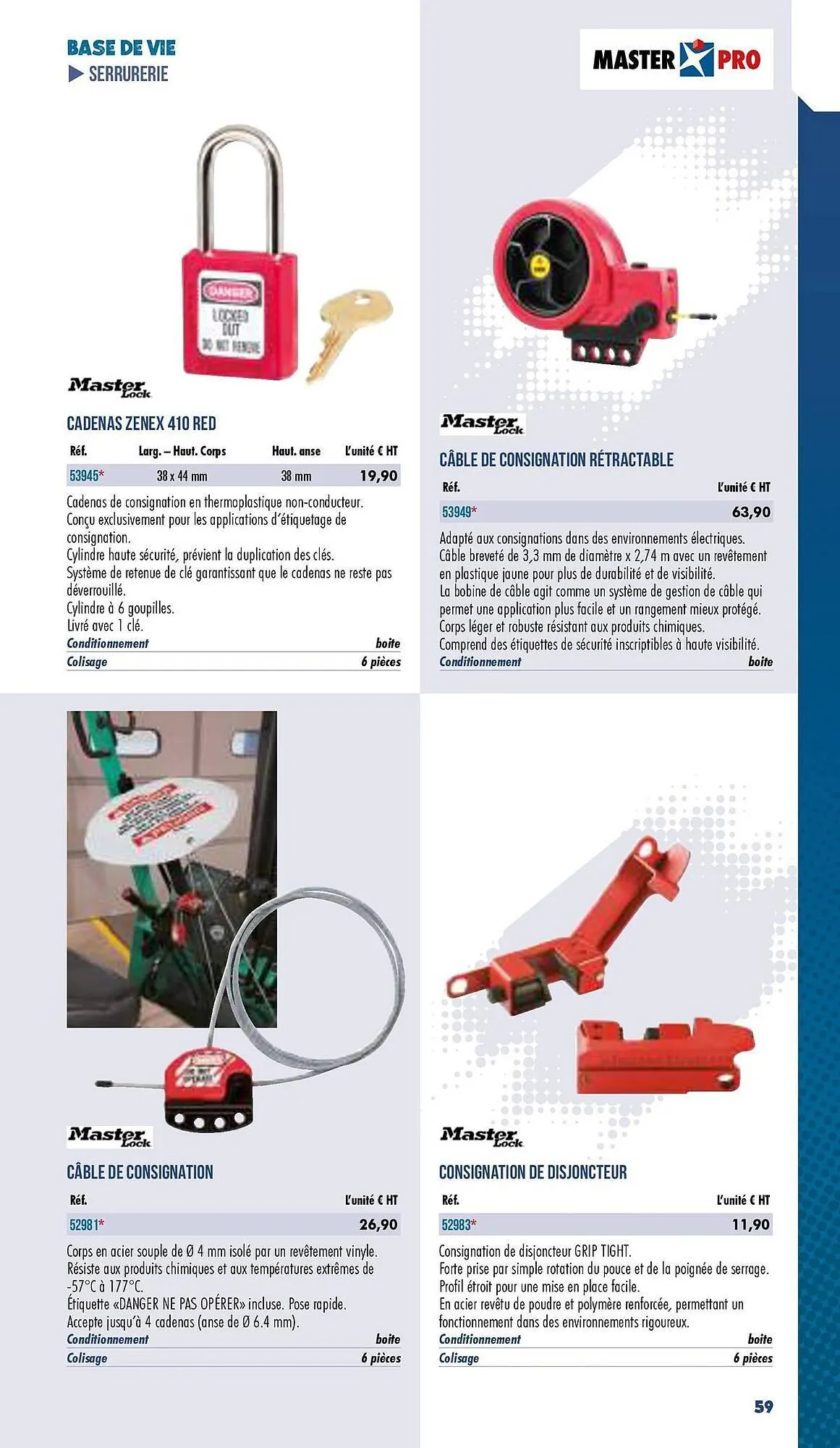 Catalogue Master Pro du 3 janvier au 31 décembre 2025 - Catalogue page 61