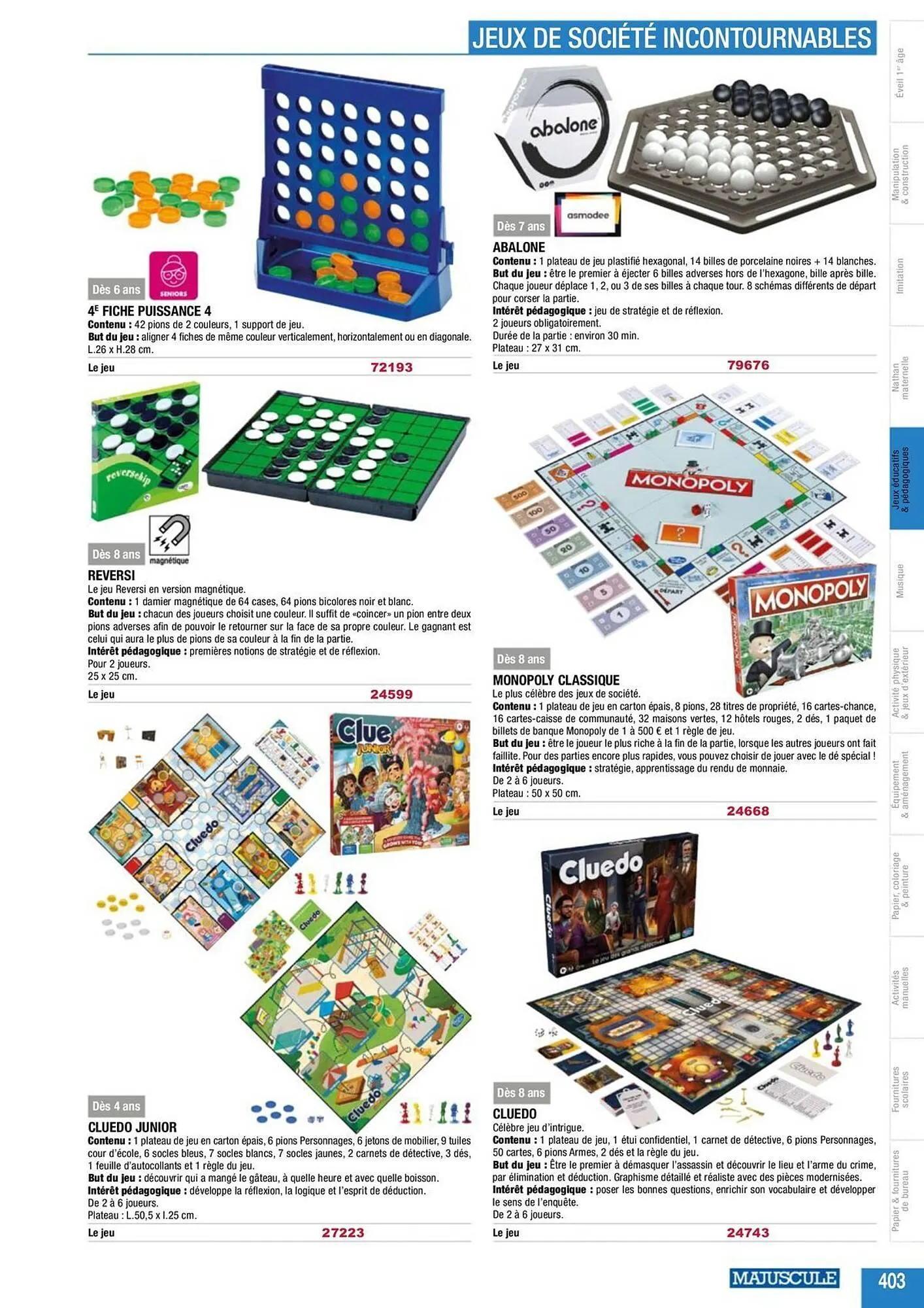 Catalogue Majuscule du 5 mars au 31 décembre 2025 - Catalogue page 427