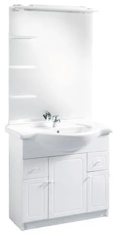 Plan vasque "Majorca" blanc 85 x 47 cm