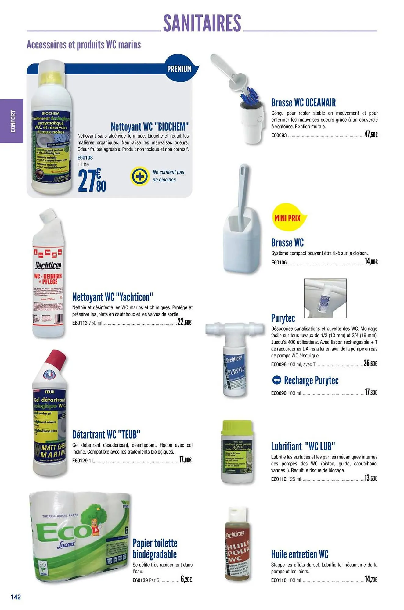 Catalogue Accastillage Diffusion du 1 mars au 31 décembre 2023 - Catalogue page 144