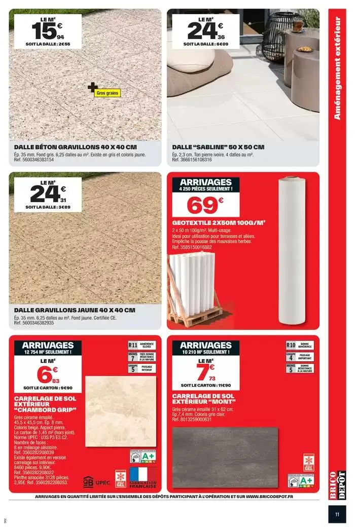 Voyez plus grand avec nos prix dépôts ! du 7 mars au 20 mars 2025 - Catalogue page 11