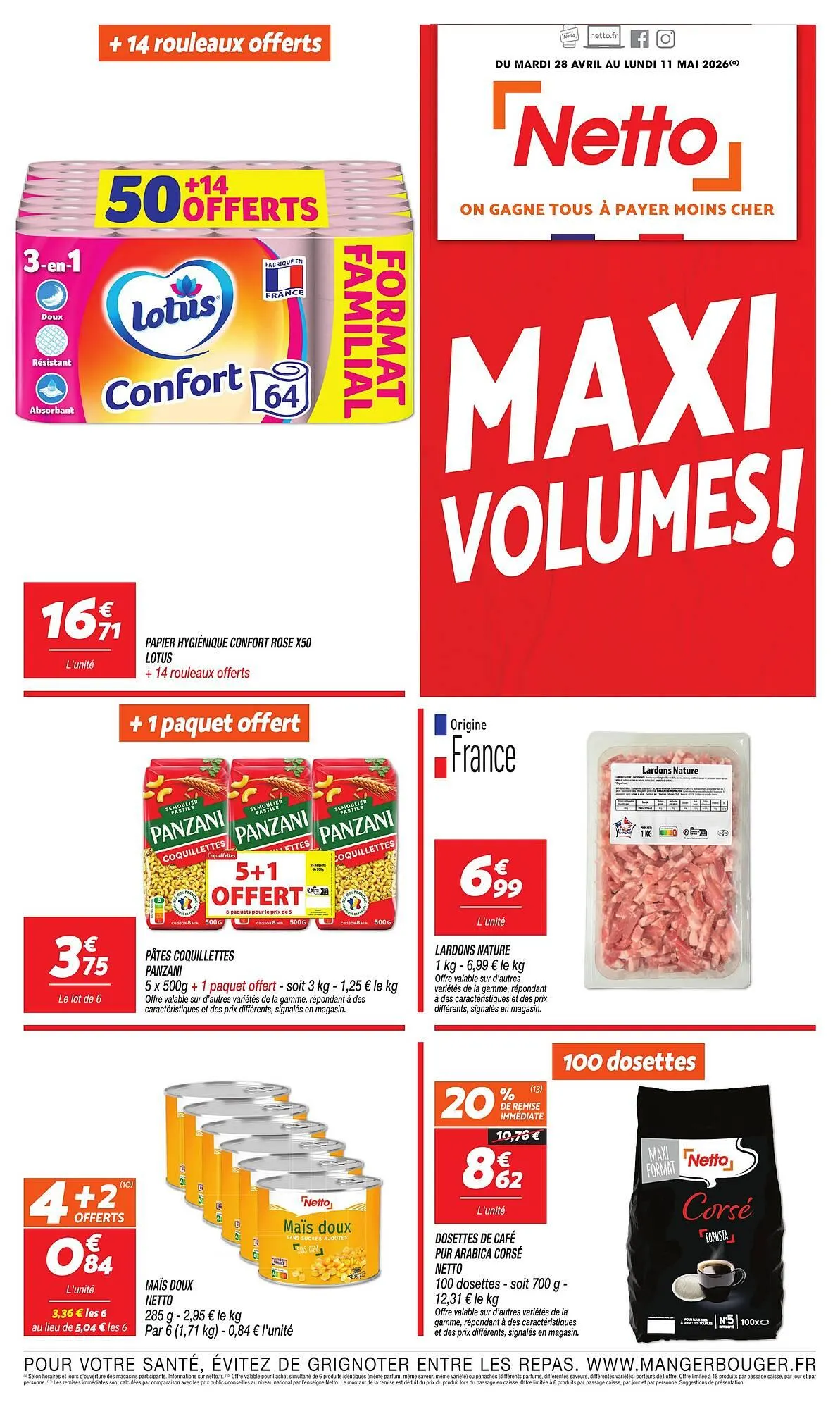 Catalogue Netto du 28 avril au 11 mai 2026 - Catalogue page 1