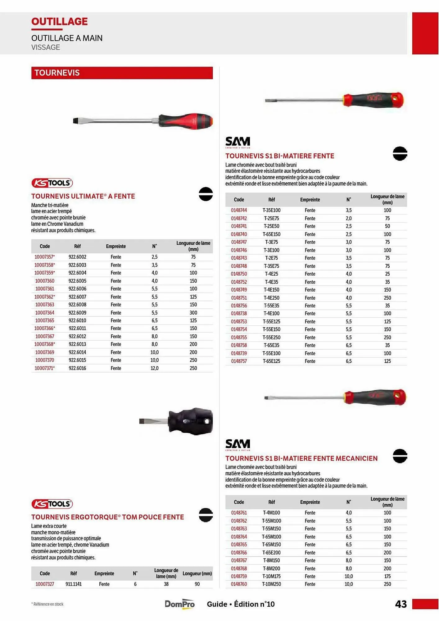 Catalogue DomPro du 5 mai au 30 août 2025 - Catalogue page 43