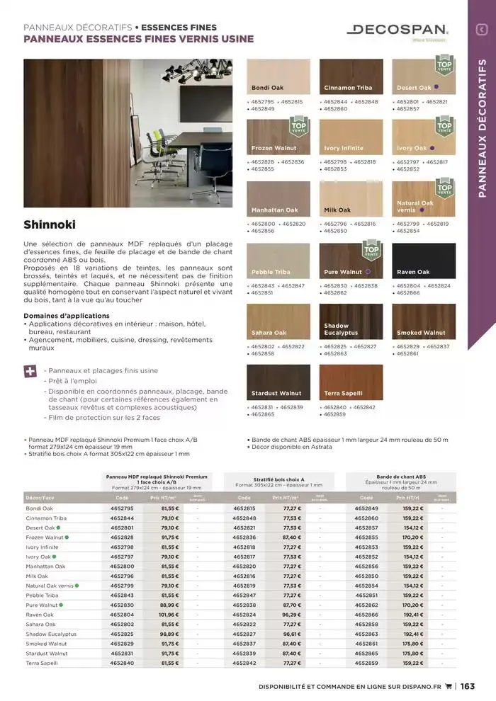 Catalogue 2025 Agenceurs du 25 avril au 31 décembre 2025 - Catalogue page 163