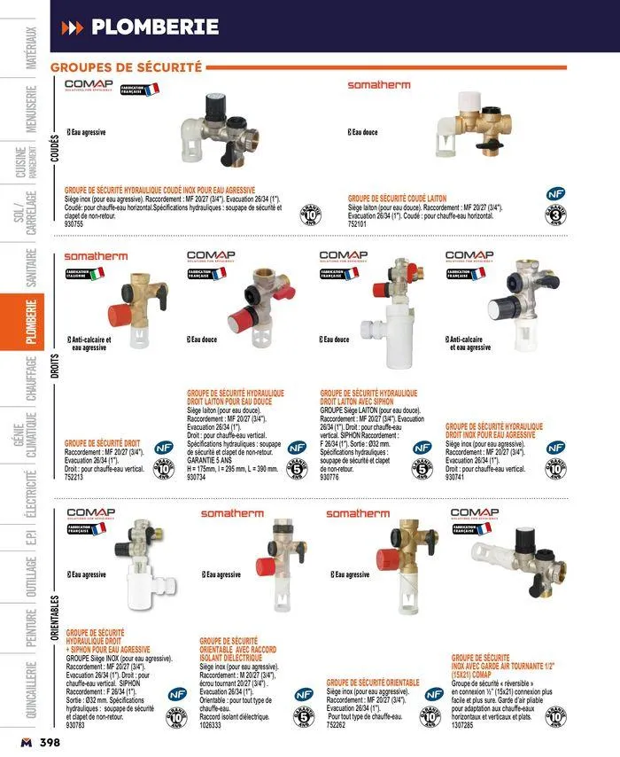 Guide produits 2024 du 15 mars au 31 décembre 2024 - Catalogue page 398