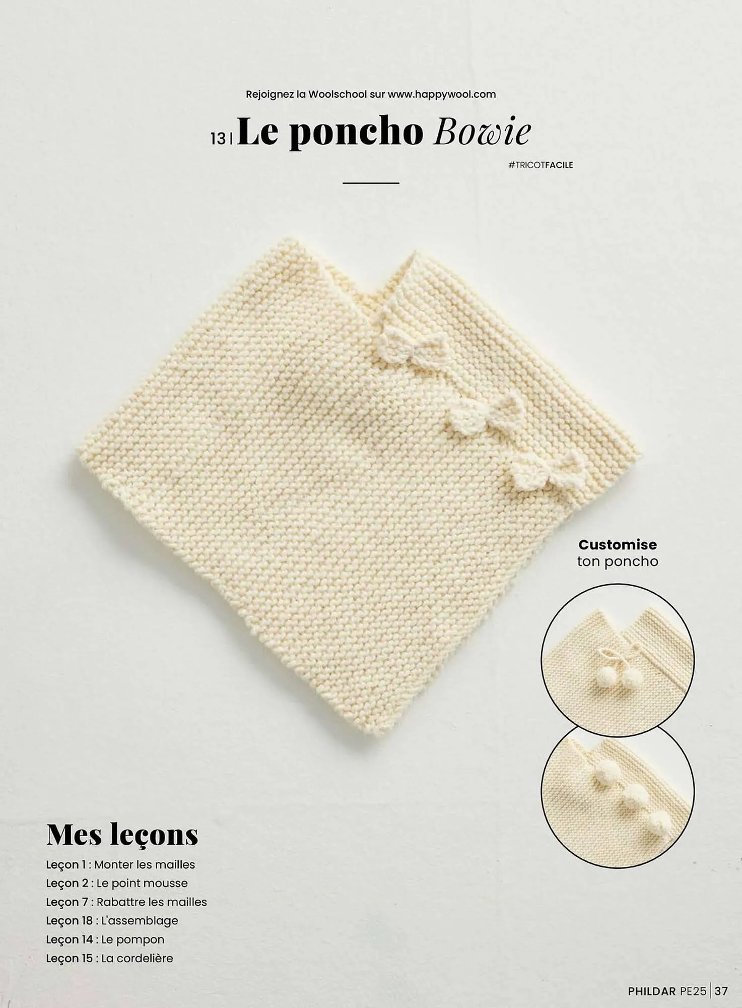 Catalogue Phildar du 15 janvier au 31 août 2025 - Catalogue page 37