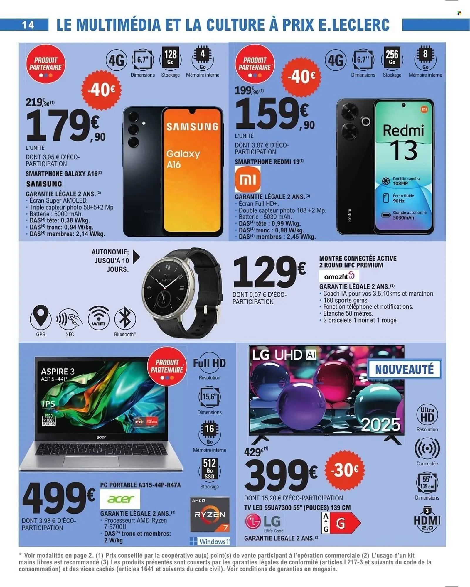 Catalogue E.Leclerc du 15 juillet au 26 juillet 2025 - Catalogue page 14