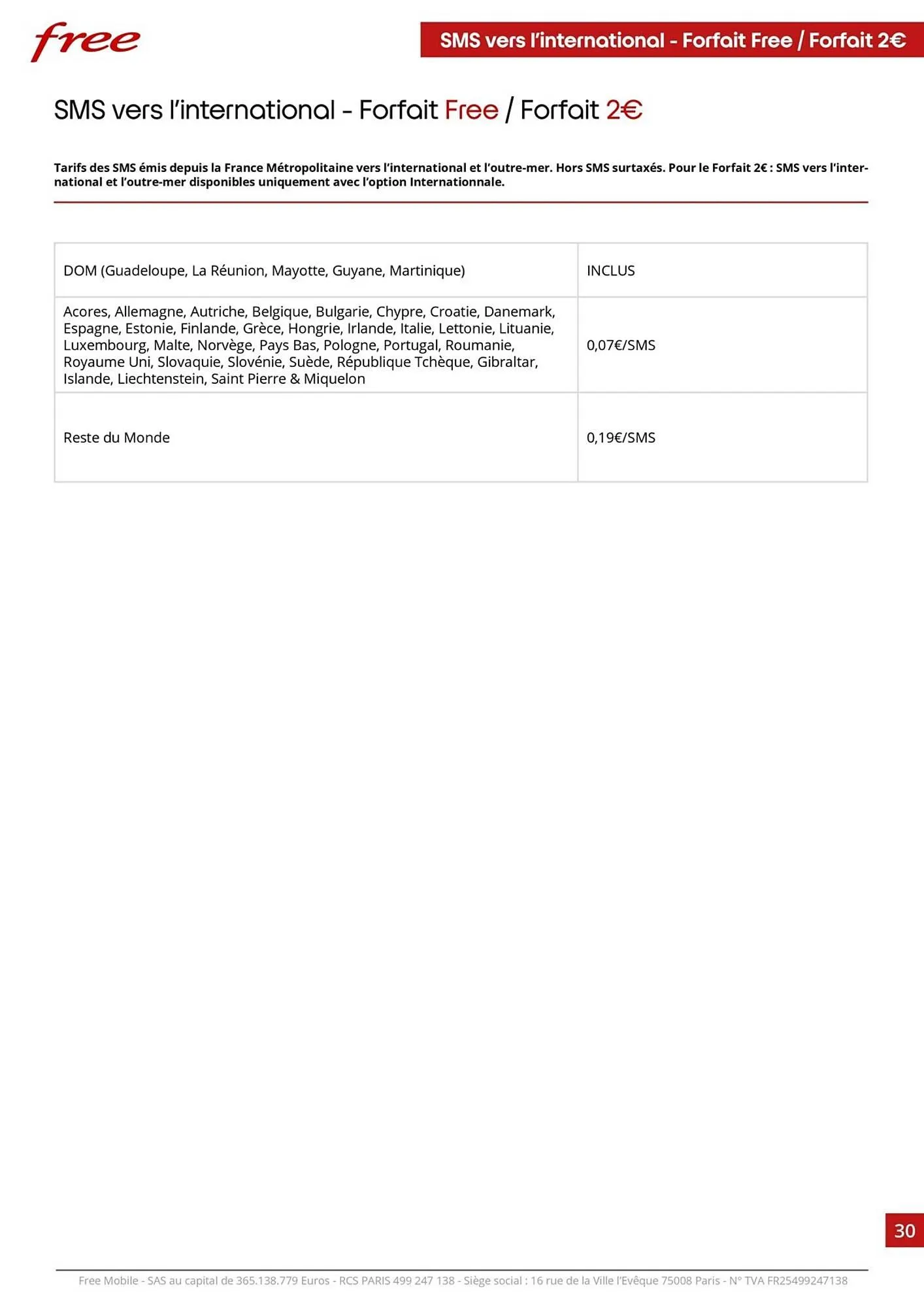 Catalogue Free du 23 janvier au 31 décembre 2023 - Catalogue page 30