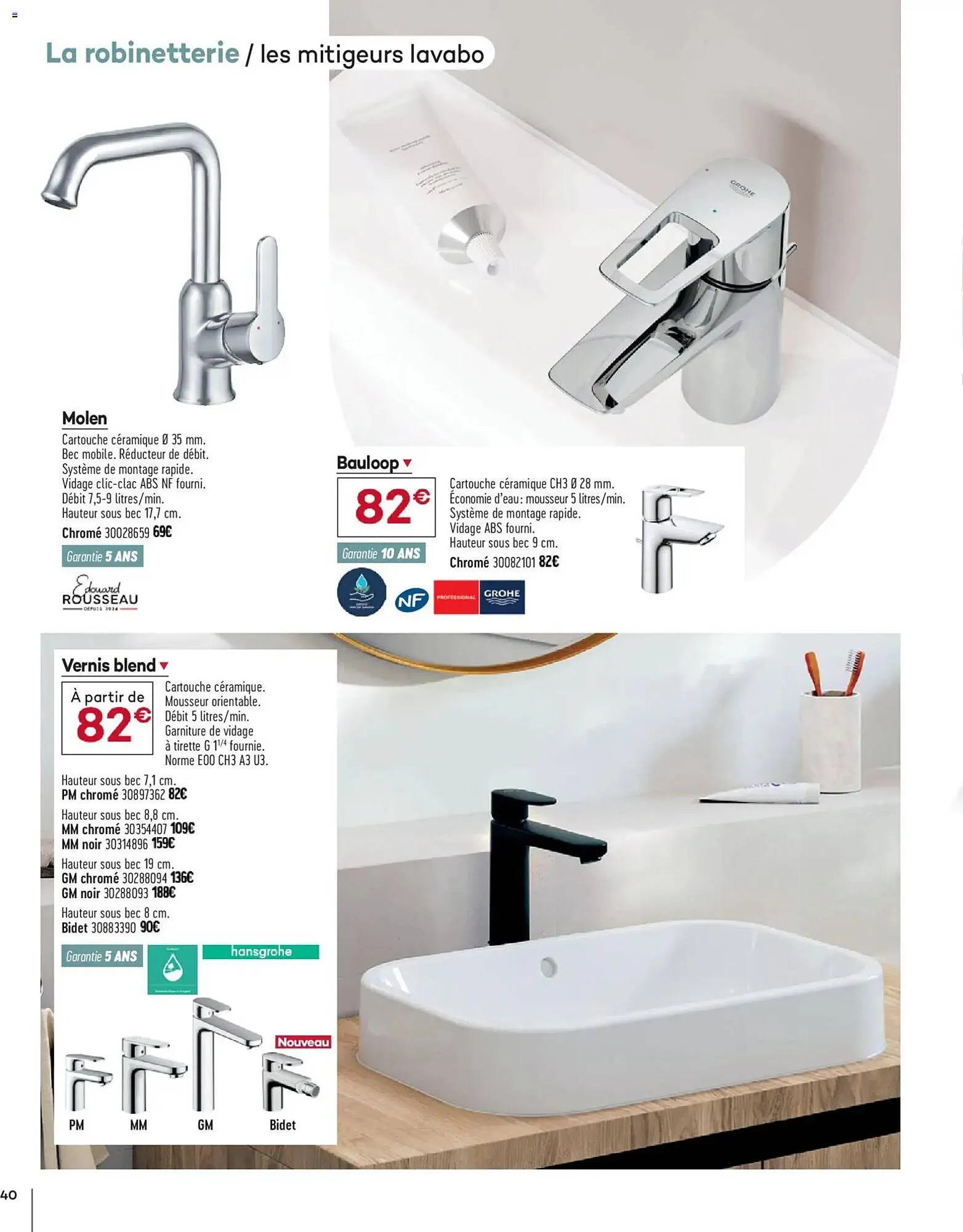 Catalogue Gedimat du 1 avril au 30 avril 2026 - Catalogue page 40