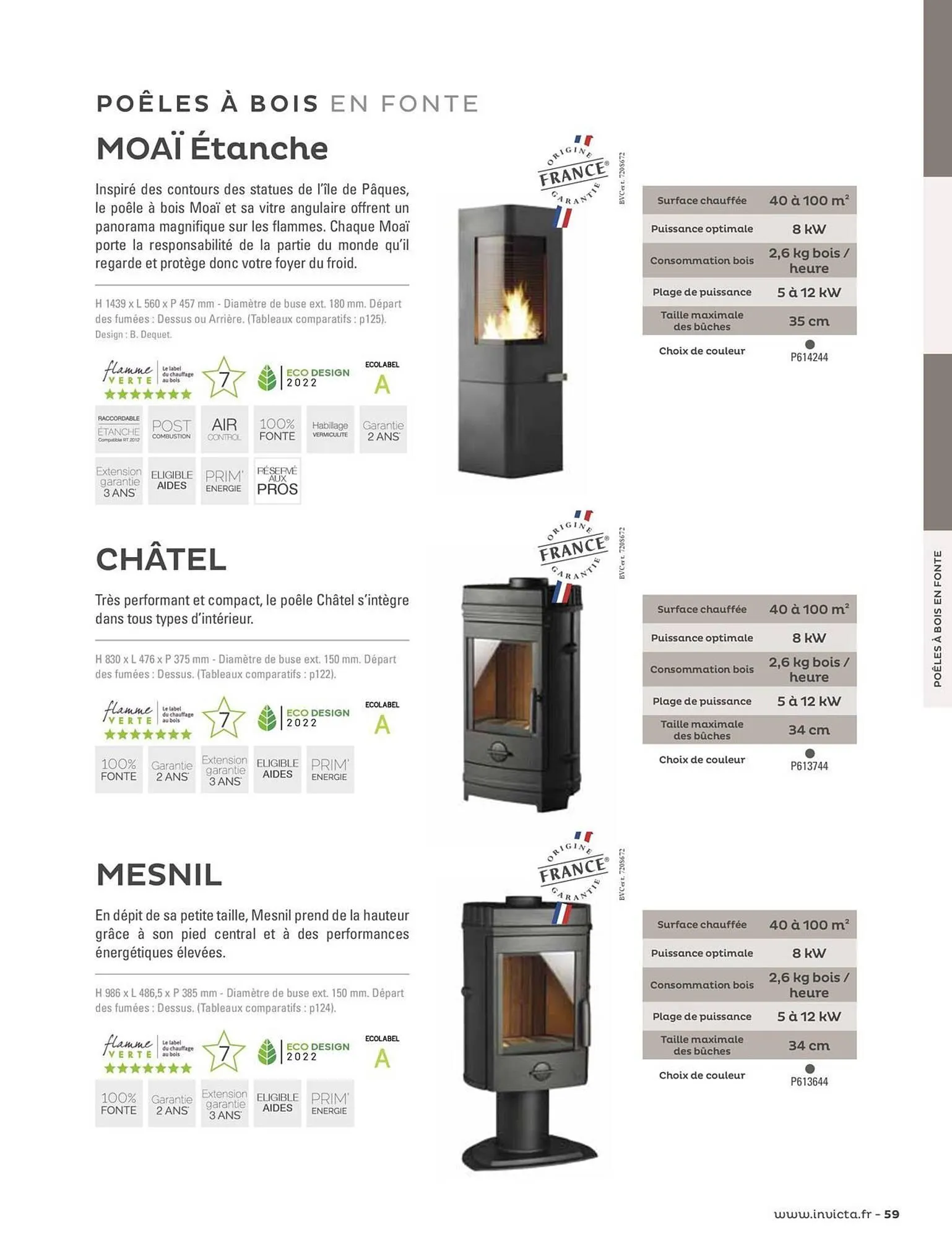Catalogue Invicta du 31 août au 31 décembre 2023 - Catalogue page 59