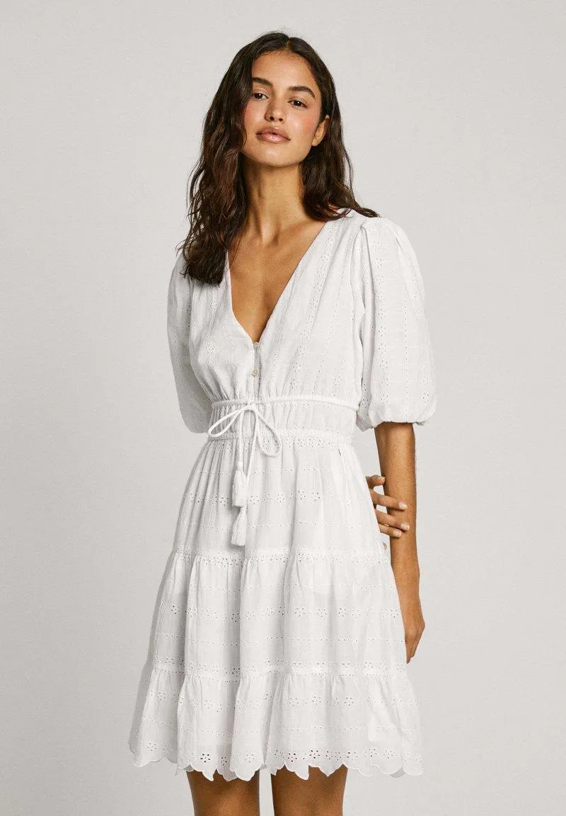 Robe de jour - mousse white