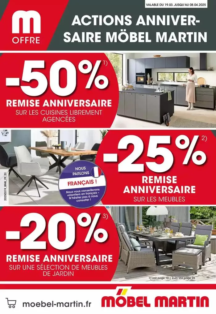 ACTION ANNIVERSAIRE MÖBEL MARTIN - 1