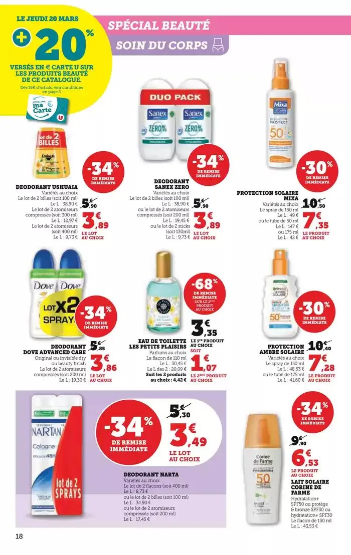 Spécial Beauté du 18 mars au 30 mars 2025 - Catalogue page 18