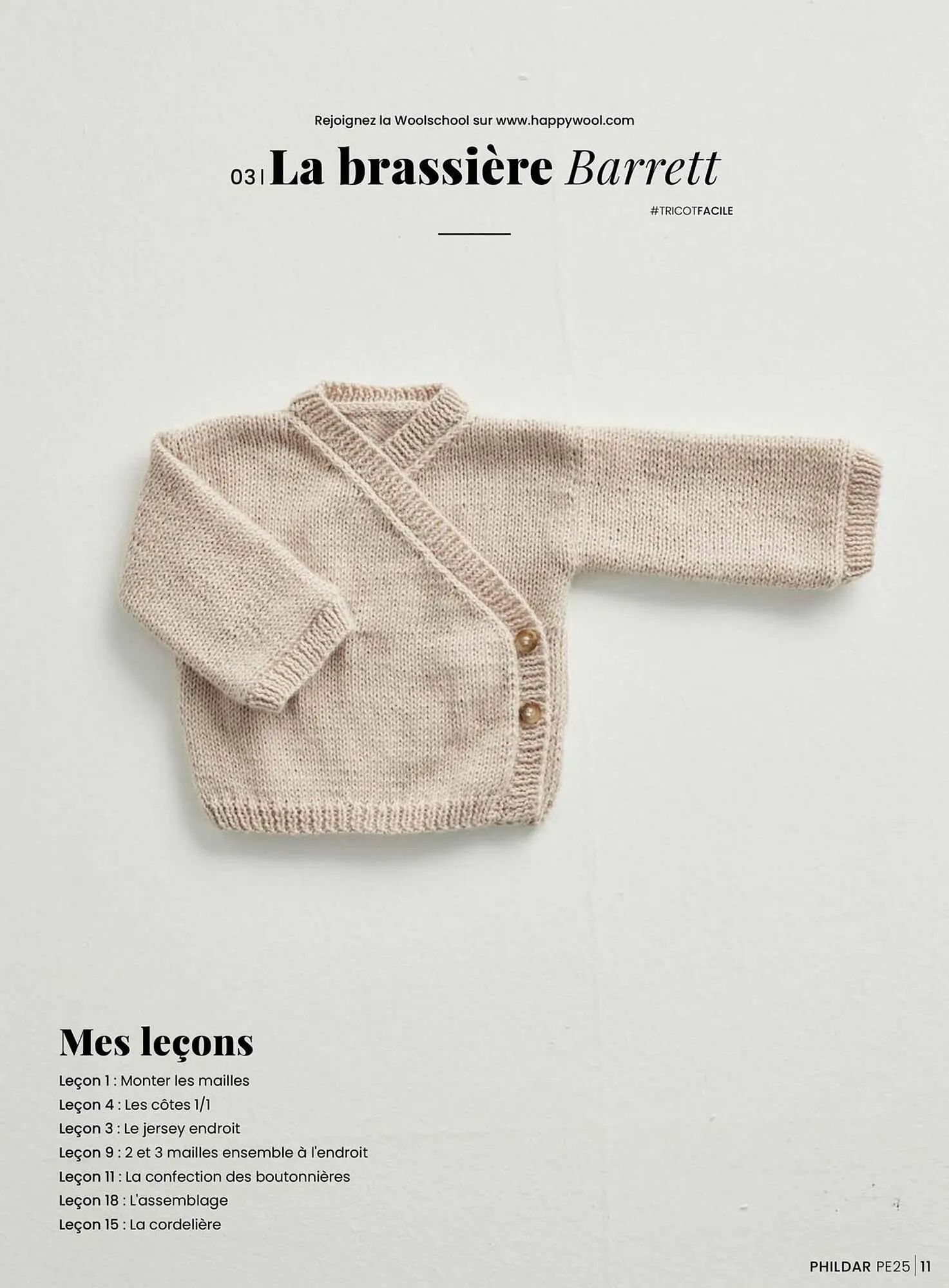 Catalogue Phildar du 15 janvier au 31 août 2025 - Catalogue page 11