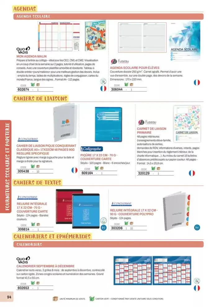 Nos Catalogues Thématiques du 1 janvier au 31 décembre 2025 - Catalogue page 96