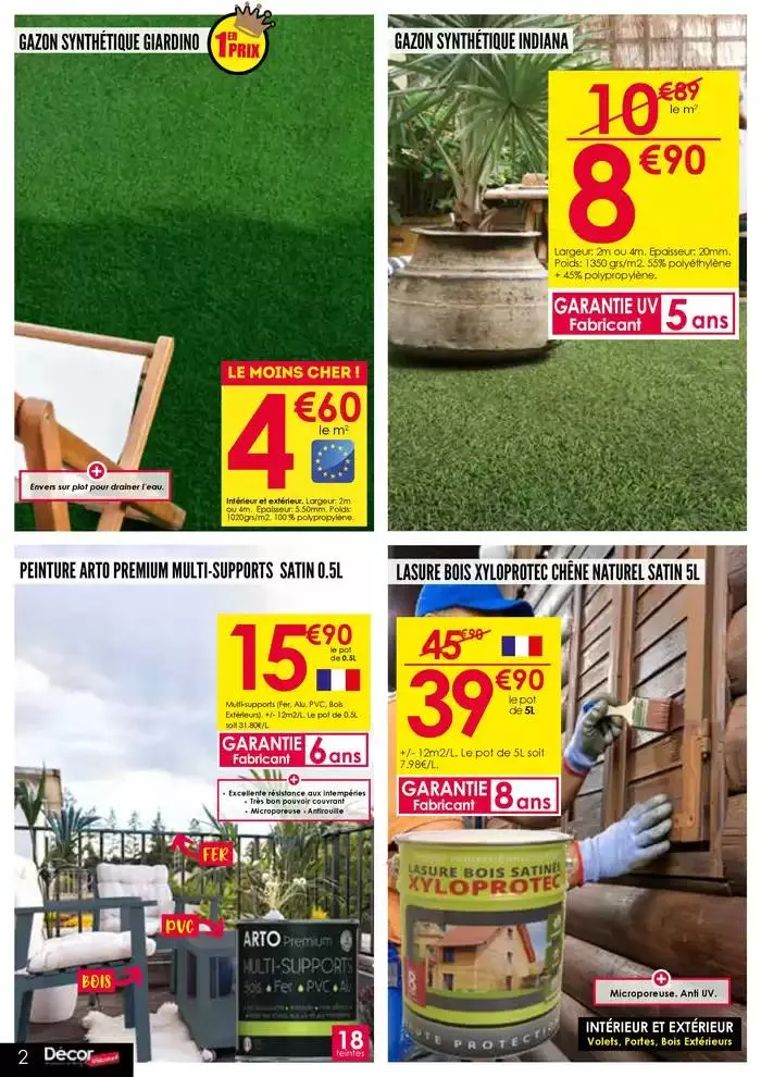 Décor Discount des prix pour ma déco du 24 mars au 27 avril 2025 - Catalogue page 2