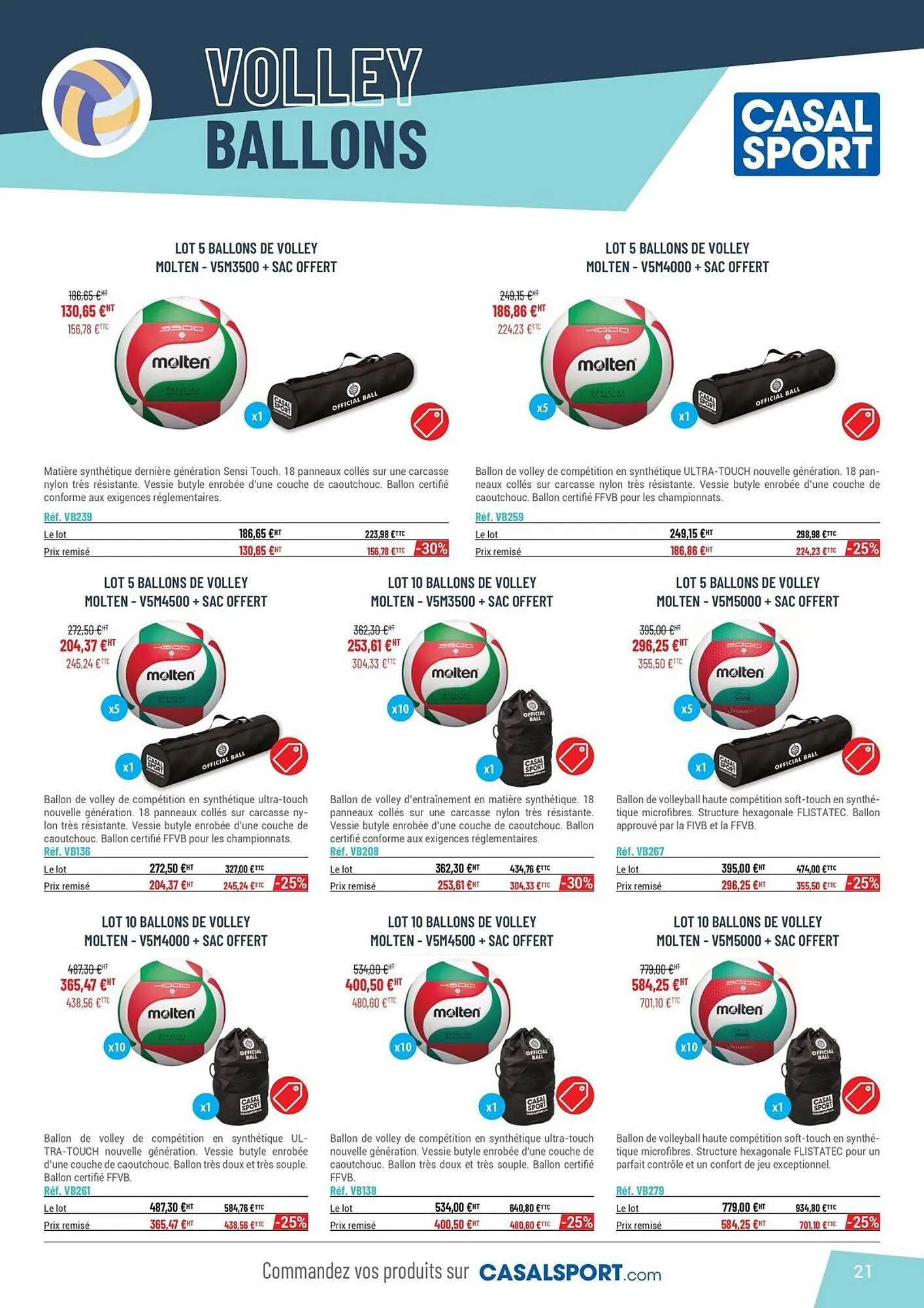 Catalogue Casal Sport du 30 avril au 31 décembre 2025 - Catalogue page 21
