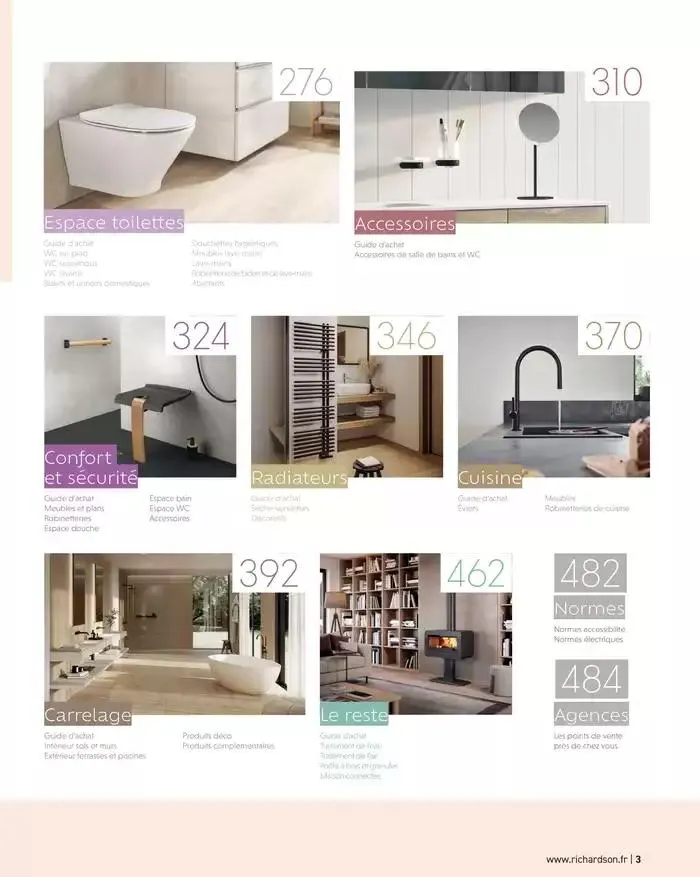 SALLE DE DE BAINS ET CARRELAGE 2025 du 11 avril au 31 décembre 2025 - Catalogue page 5