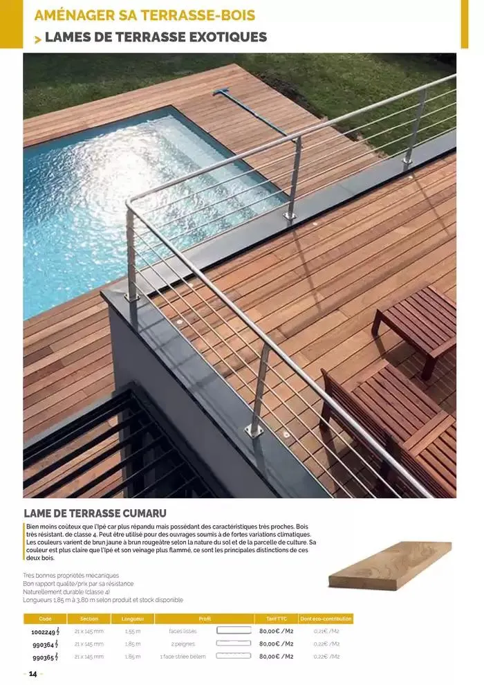 Aménagements Extérieurs 2025 du 26 mars au 31 décembre 2025 - Catalogue page 14