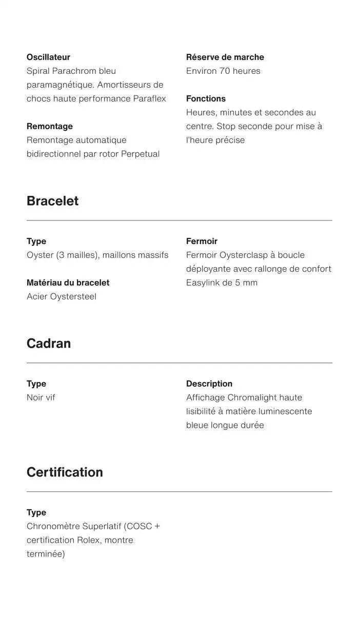 Rolex Oyster Perpetual du 29 janvier au 29 janvier 2026 - Catalogue page 11