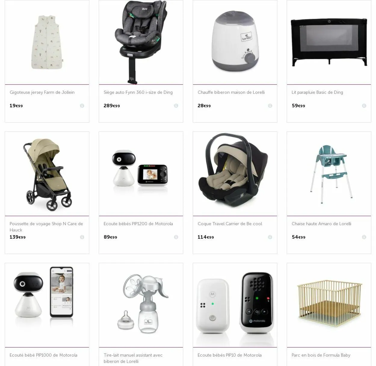 autour de bébé Catalogue actuel du 17 mars au 26 mars 2025 - Catalogue page 4