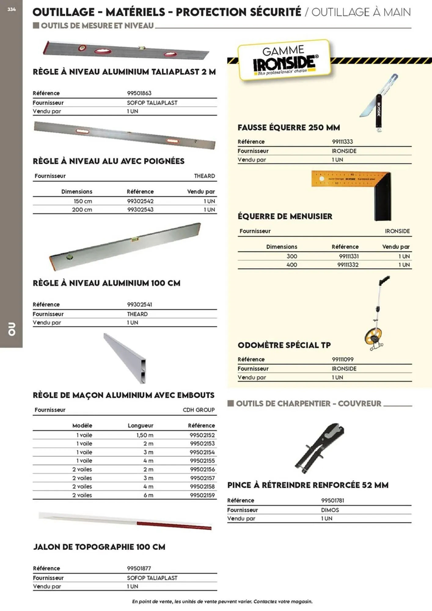 Catalogue Tout faire matériaux du 17 décembre au 30 décembre 2025 - Catalogue page 260