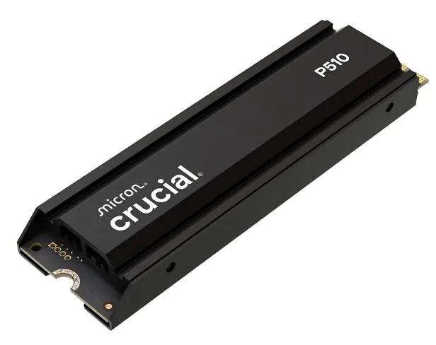 Crucial P510 2To NVMe Gen5 - avec radiateur