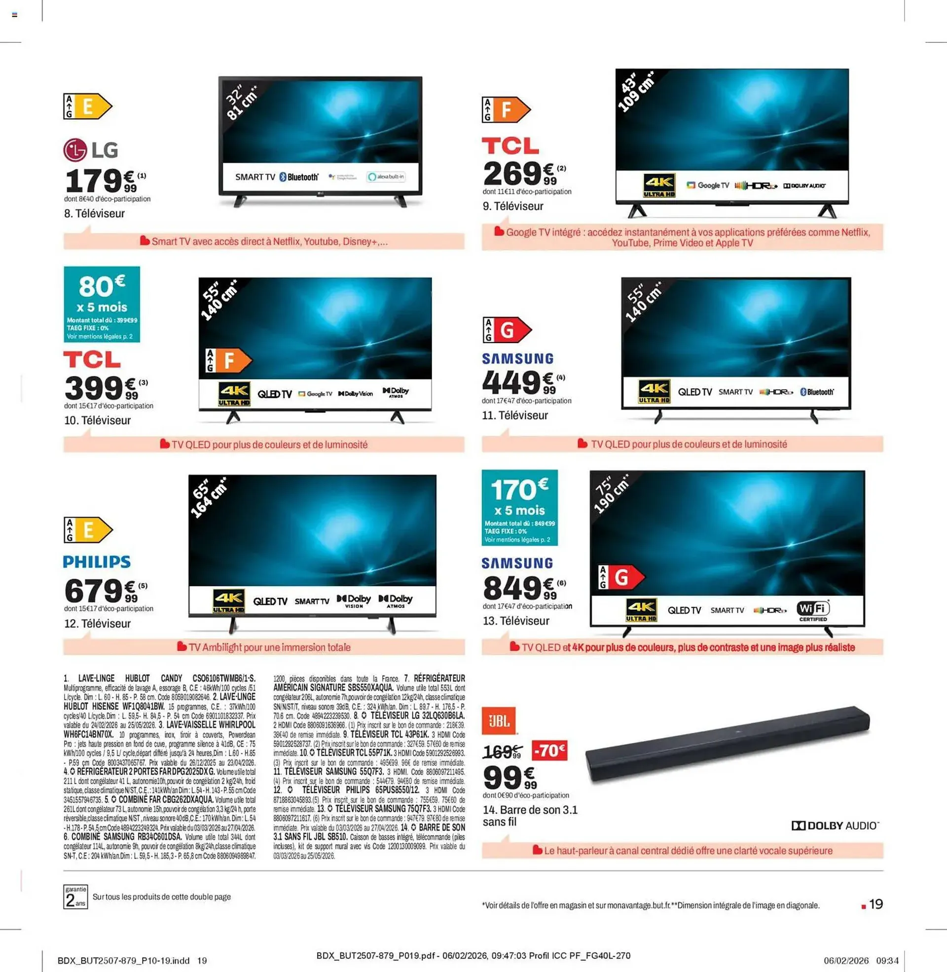 Catalogue BUT du 3 mars au 30 mars 2026 - Catalogue page 19