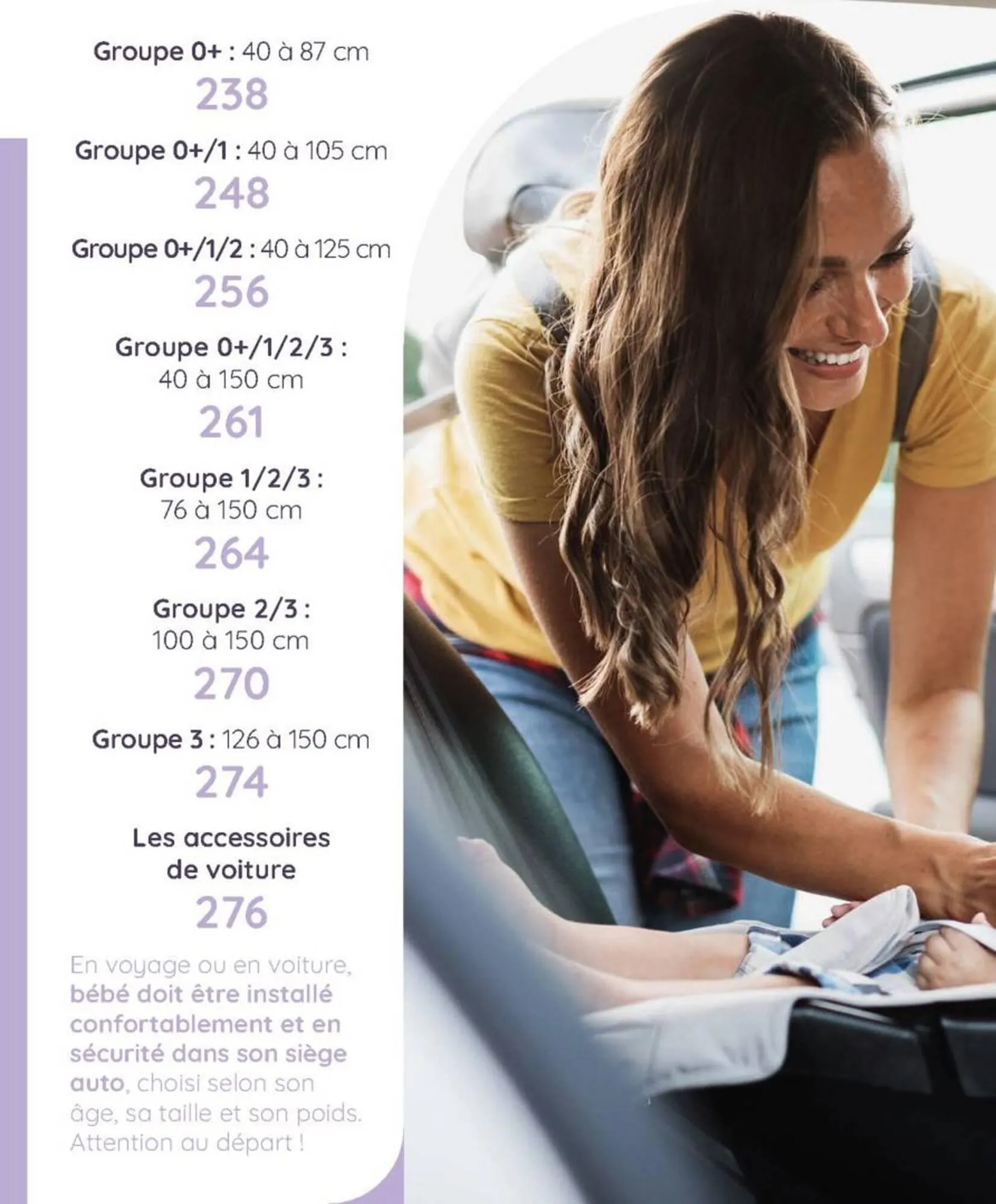 Catalogue autour de bébé du 18 juin au 1 novembre 2025 - Catalogue page 234