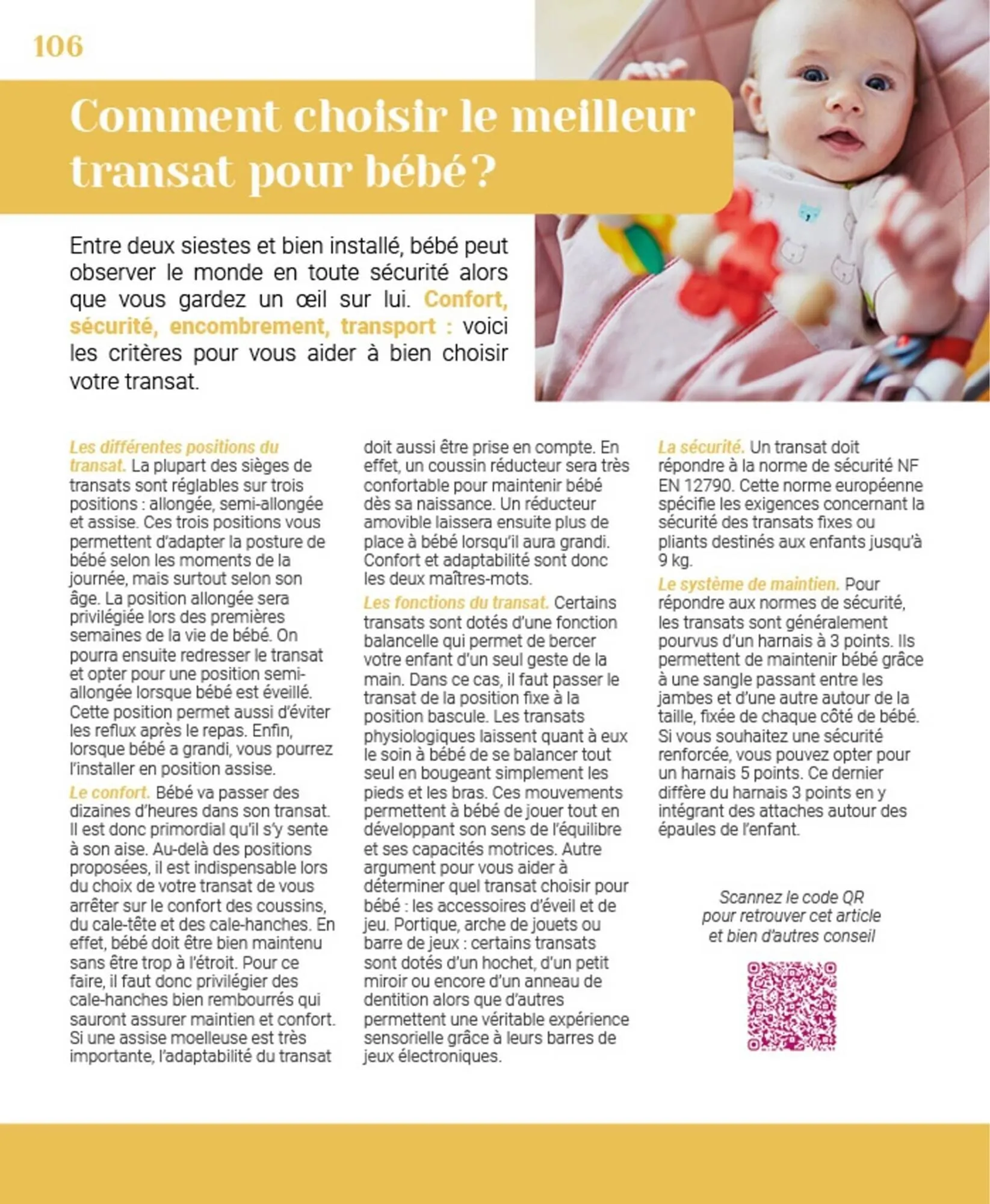 Catalogue autour de bébé du 31 mars au 31 janvier 2024 - Catalogue page 108