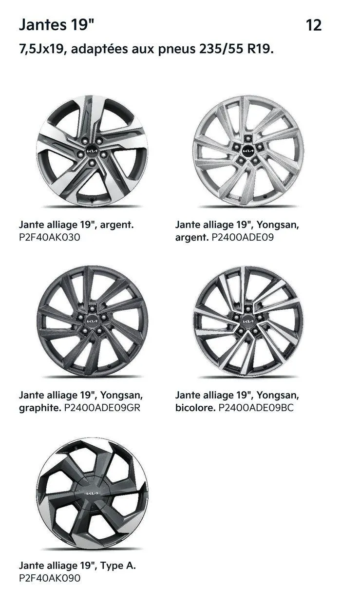 KIA Sorento Hybride - Accessoires du 13 juin au 4 juin 2025 - Catalogue page 12