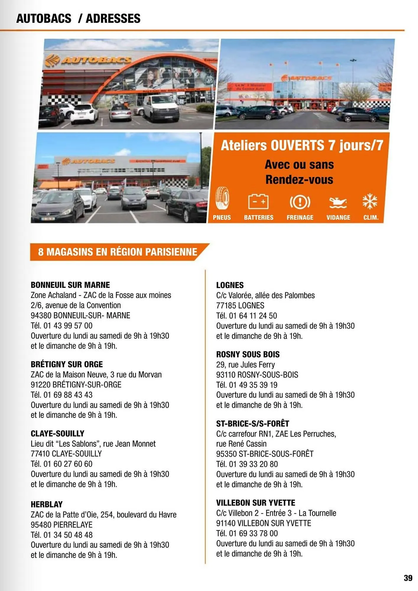 Catalogue Autobacs du 25 avril au 30 juin 2026 - Catalogue page 39