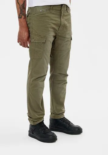 Jean relaxed straight kaki homme