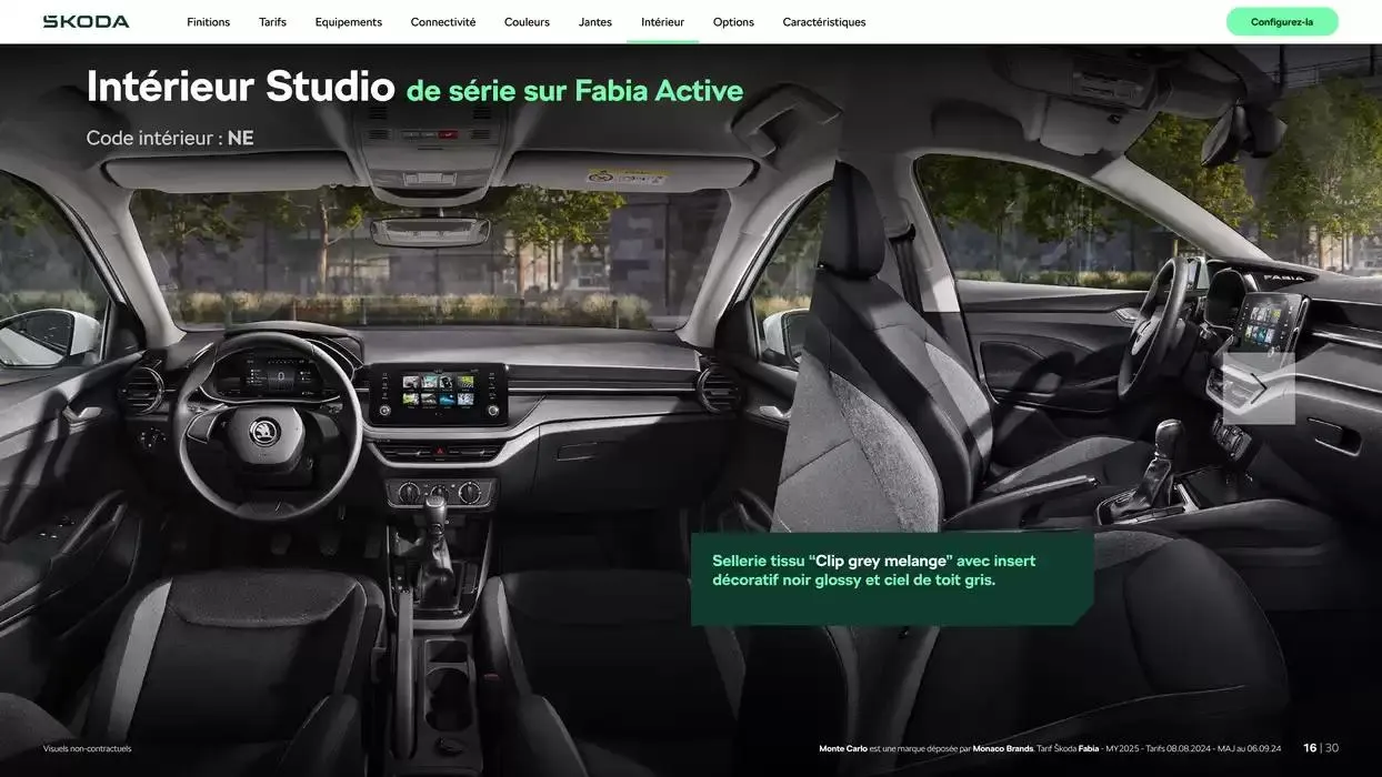 Fabia Selection 1.0 TSI 95ch BVM du 9 octobre au 30 juin 2025 - Catalogue page 16