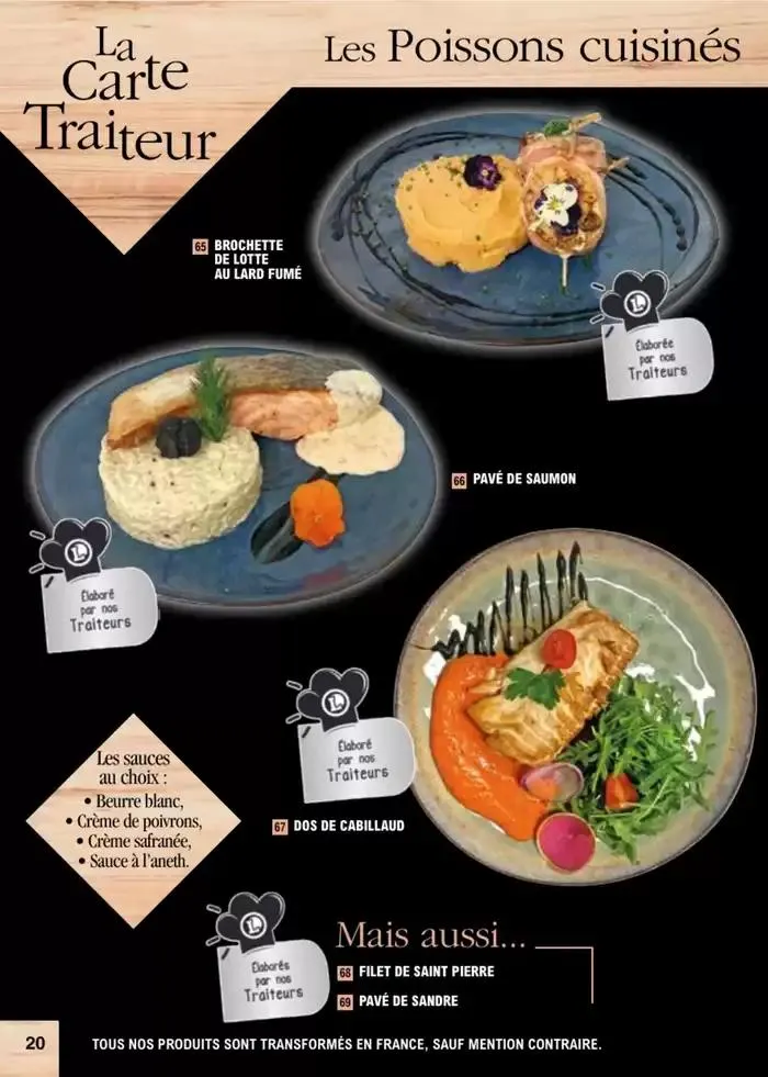 Carte traiteur permanente du 2 janvier au 30 novembre 2025 - Catalogue page 11
